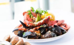 Eating shellfish with diverticulitis